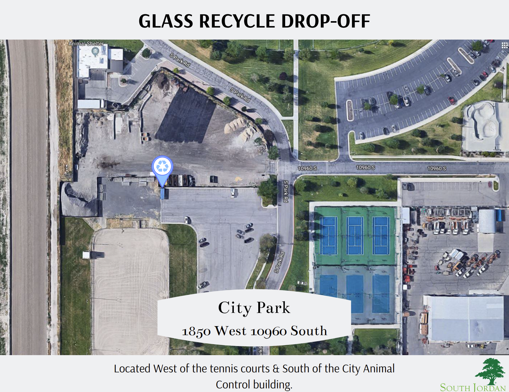 City Park Glass Recycling Location